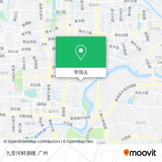 九景河鲜酒楼地图