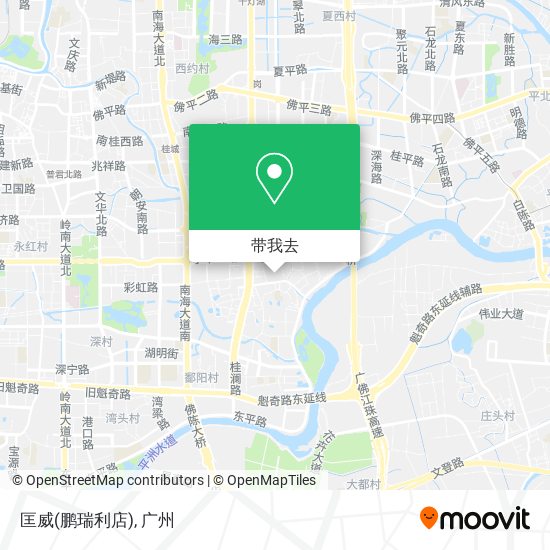 匡威(鹏瑞利店)地图