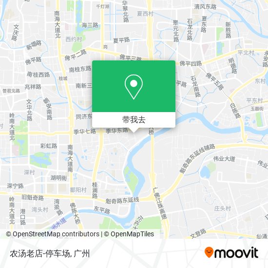 农汤老店-停车场地图