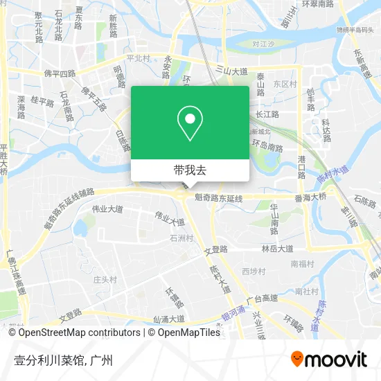 壹分利川菜馆地图