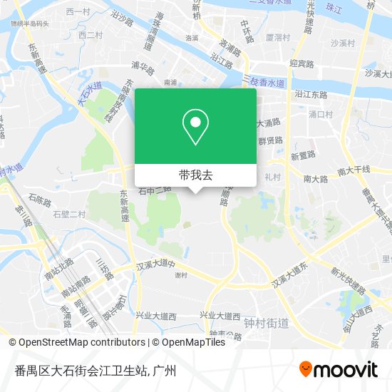 番禺区大石街会江卫生站地图