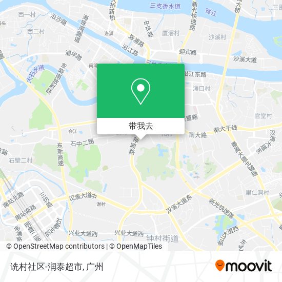 诜村社区-润泰超市地图