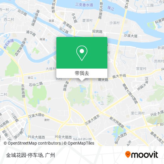 金城花园-停车场地图