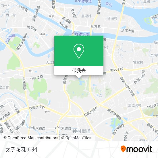 太子花园地图