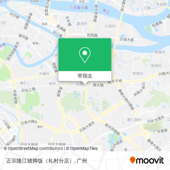正宗隆江猪脚饭（礼村分店）地图
