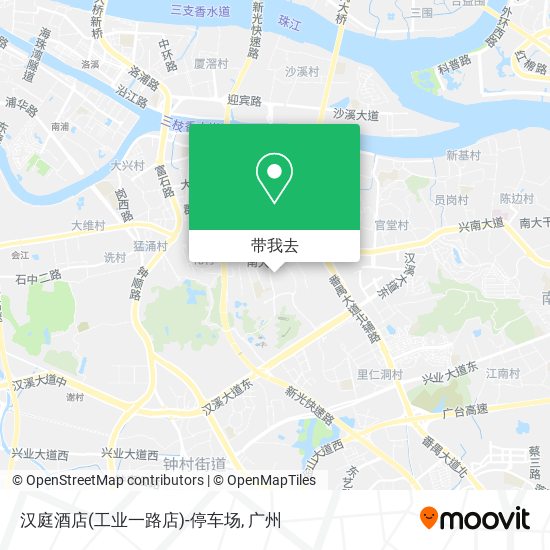 汉庭酒店(工业一路店)-停车场地图