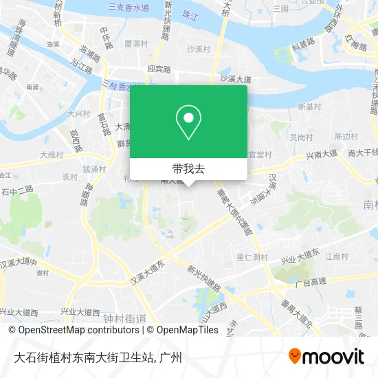 大石街植村东南大街卫生站地图