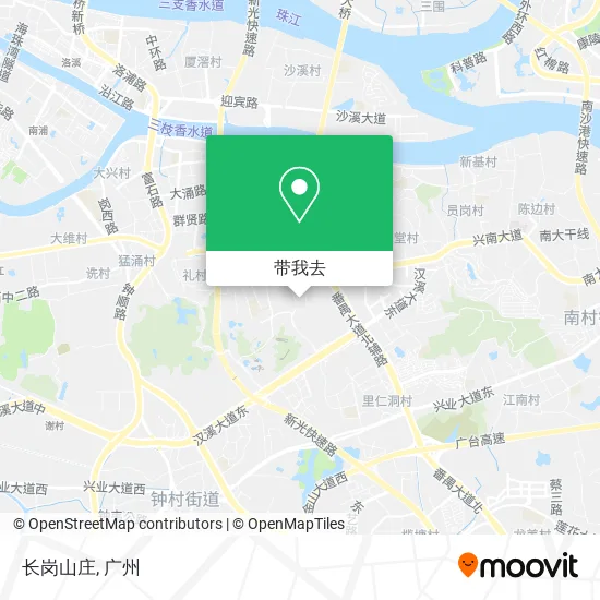 长岗山庄地图