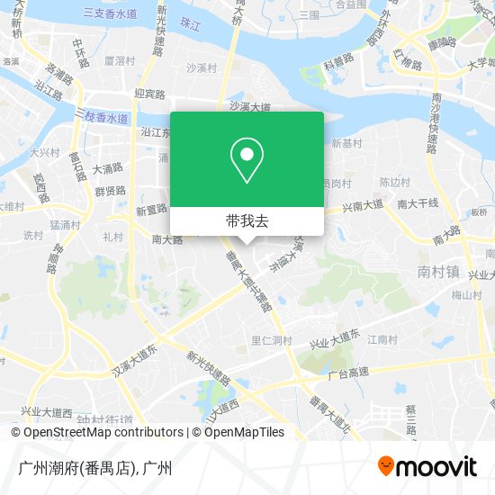 广州潮府(番禺店)地图