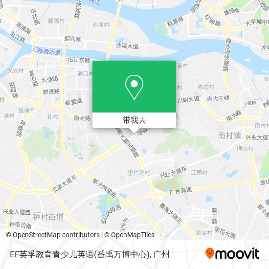 EF英孚教育青少儿英语(番禹万博中心)地图
