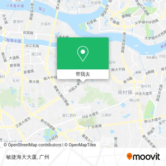 敏捷海大大厦地图