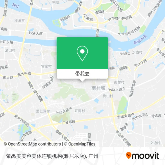 紫禺美美容美体连锁机构(雅居乐店)地图