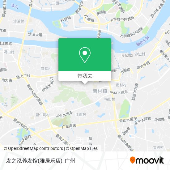 发之泓养发馆(雅居乐店)地图