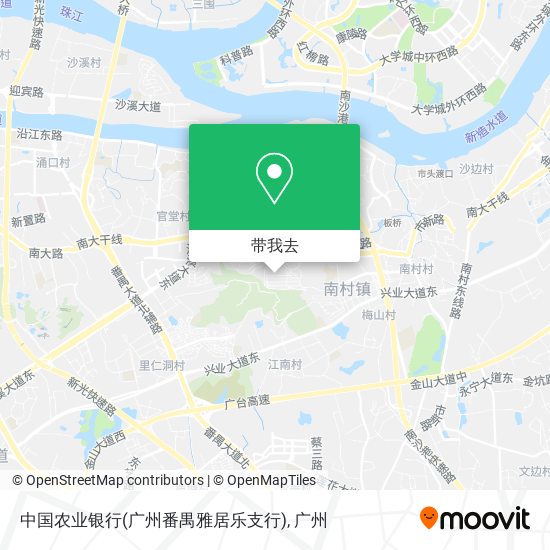 中国农业银行(广州番禺雅居乐支行)地图
