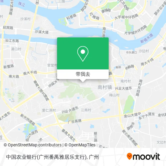 中国农业银行(广州番禺雅居乐支行)地图