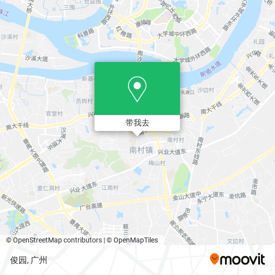 俊园地图