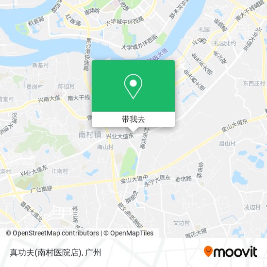 真功夫(南村医院店)地图