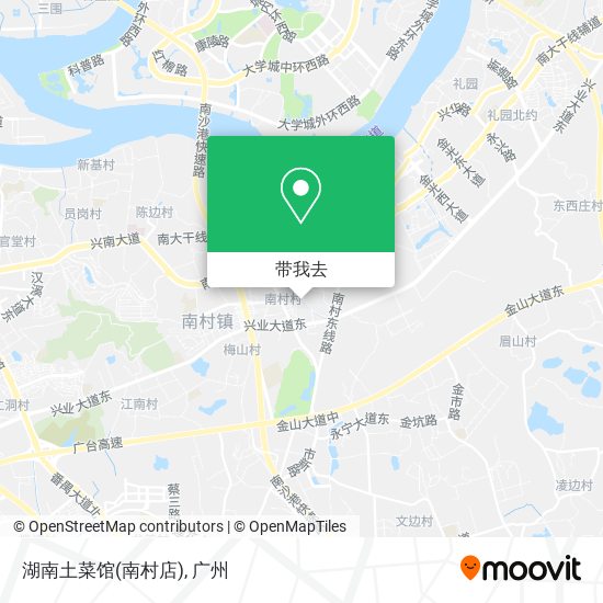 湖南土菜馆(南村店)地图