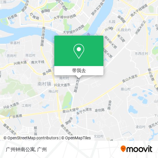 广州钟南公寓地图