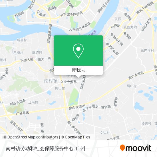 南村镇劳动和社会保障服务中心地图
