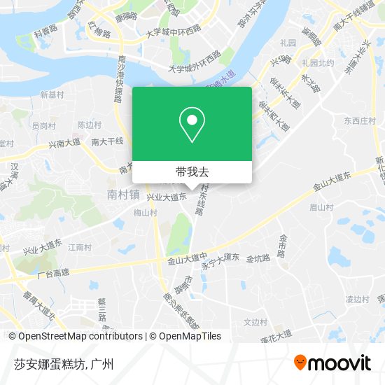 莎安娜蛋糕坊地图