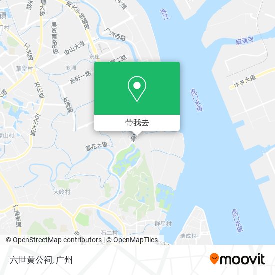 六世黄公祠地图