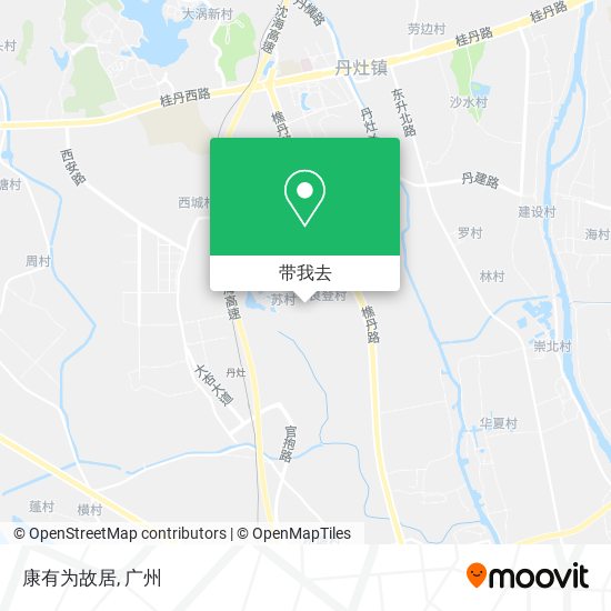 康有为故居地图
