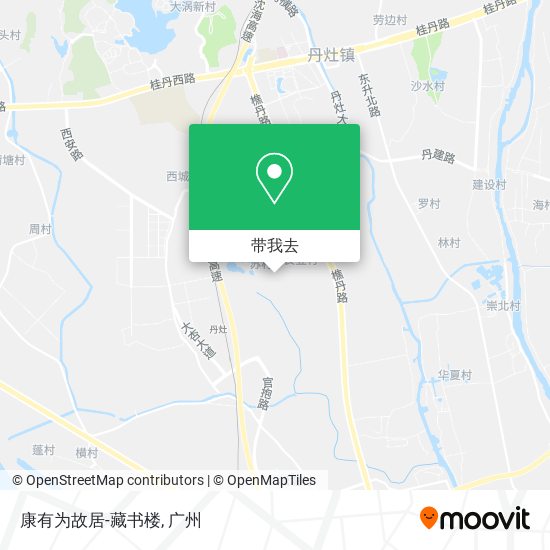 康有为故居-藏书楼地图