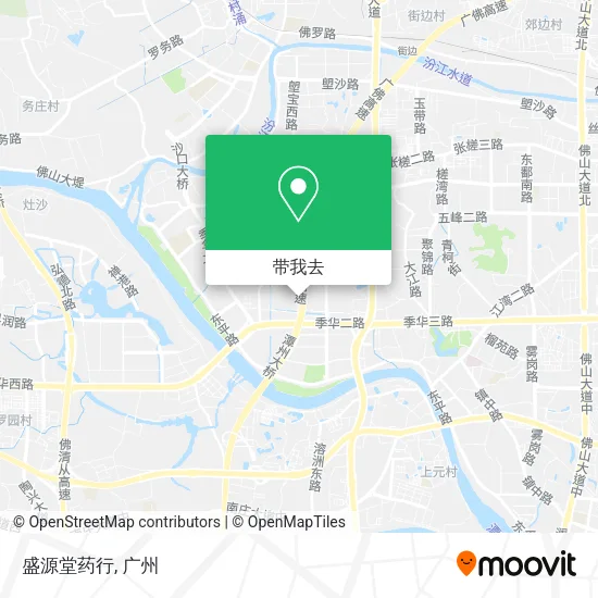 盛源堂药行地图