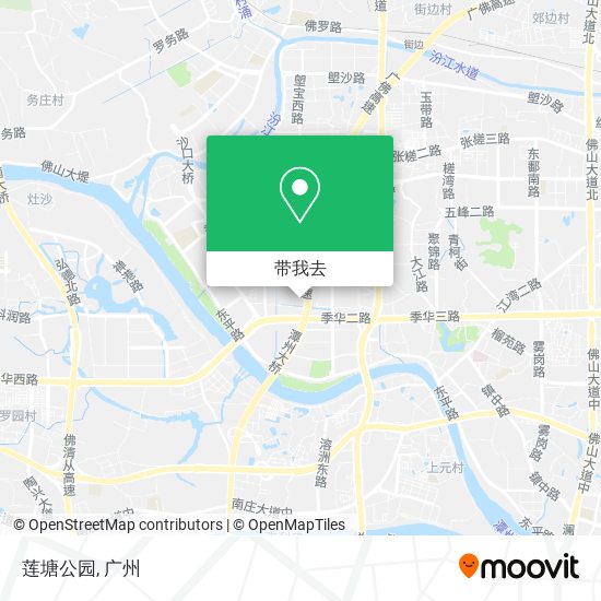 莲塘公园地图
