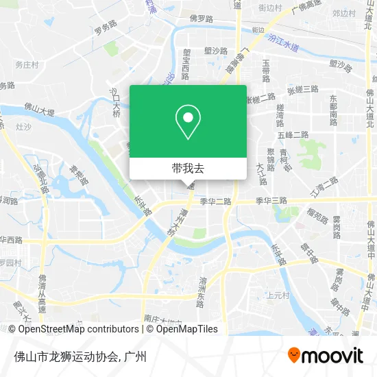 佛山市龙狮运动协会地图