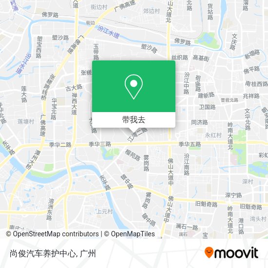 尚俊汽车养护中心地图