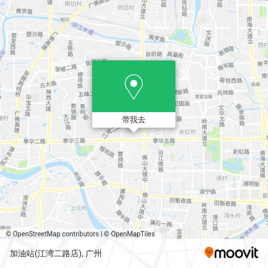 加油站(江湾二路店)地图