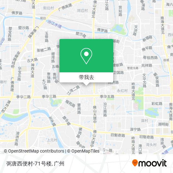 弼唐西便村-71号楼地图