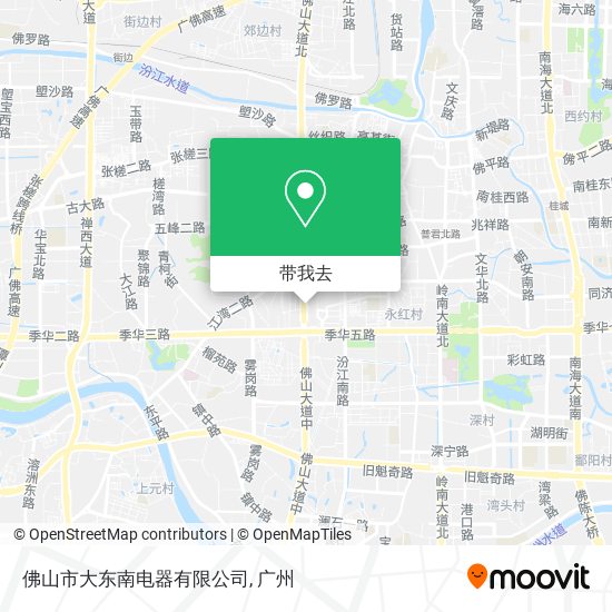 佛山市大东南电器有限公司地图