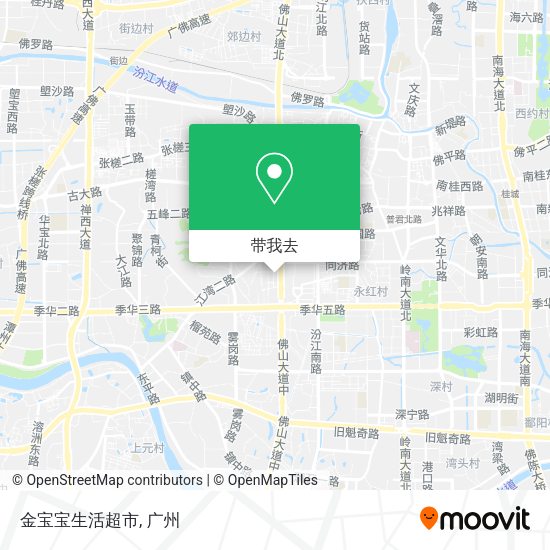 金宝宝生活超市地图