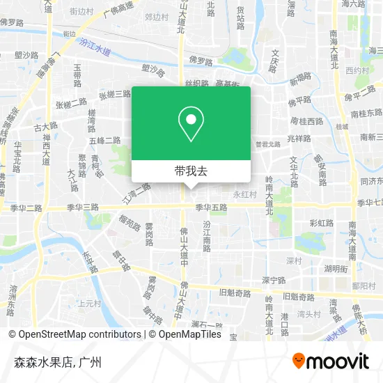 森森水果店地图