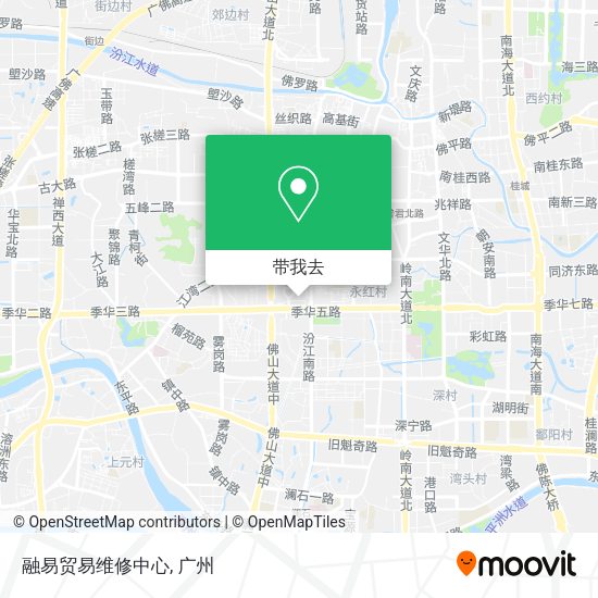 融易贸易维修中心地图