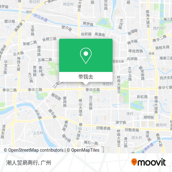 潮人贸易商行地图