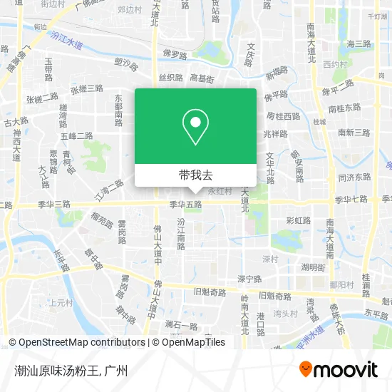 潮汕原味汤粉王地图