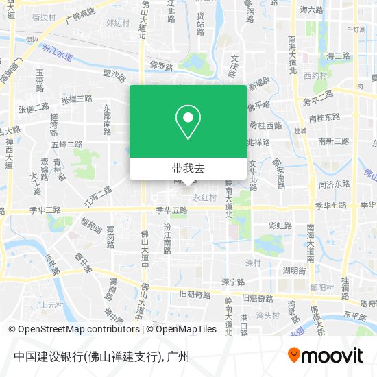 中国建设银行(佛山禅建支行)地图
