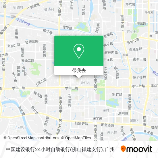 中国建设银行24小时自助银行(佛山禅建支行)地图