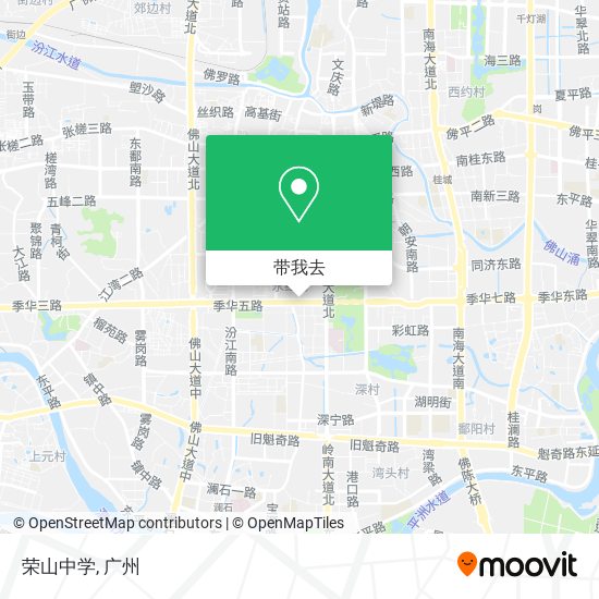 荣山中学地图