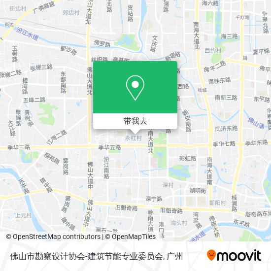 佛山市勘察设计协会-建筑节能专业委员会地图