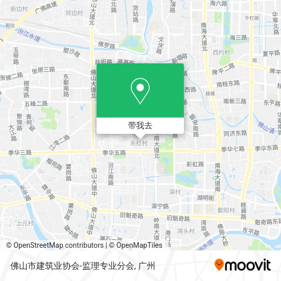 佛山市建筑业协会-监理专业分会地图