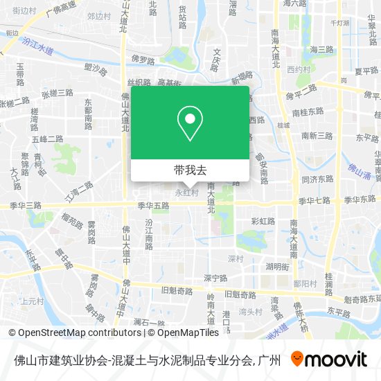 佛山市建筑业协会-混凝土与水泥制品专业分会地图