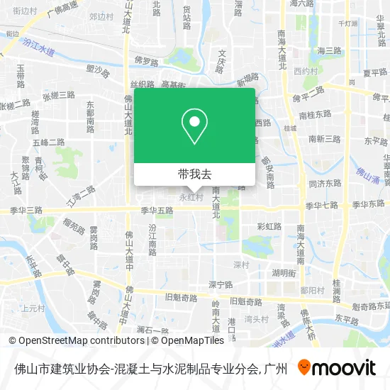 佛山市建筑业协会-混凝土与水泥制品专业分会地图
