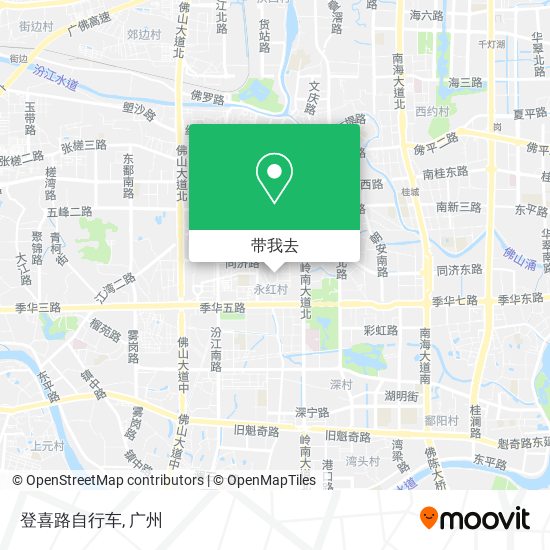 登喜路自行车地图