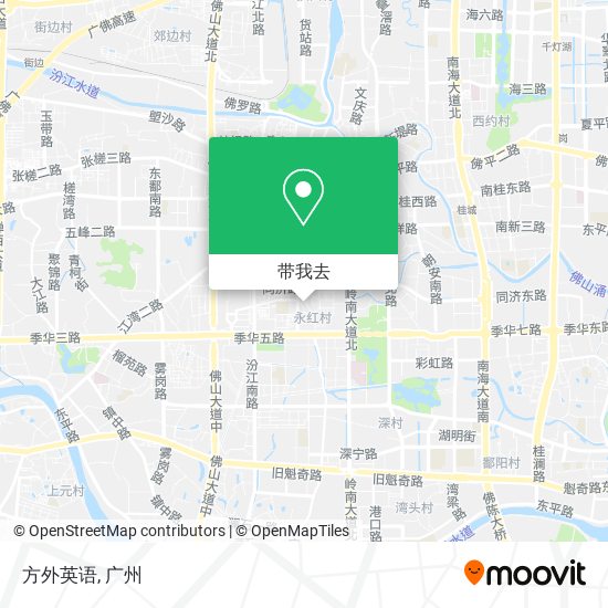方外英语地图