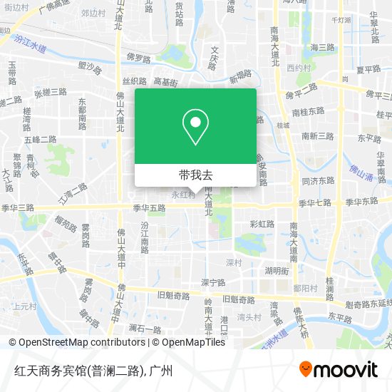 红天商务宾馆(普澜二路)地图